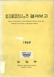 농가경제조사 및 농산물생산비조사 결과보고 / 농림수산부 [편]. 1969